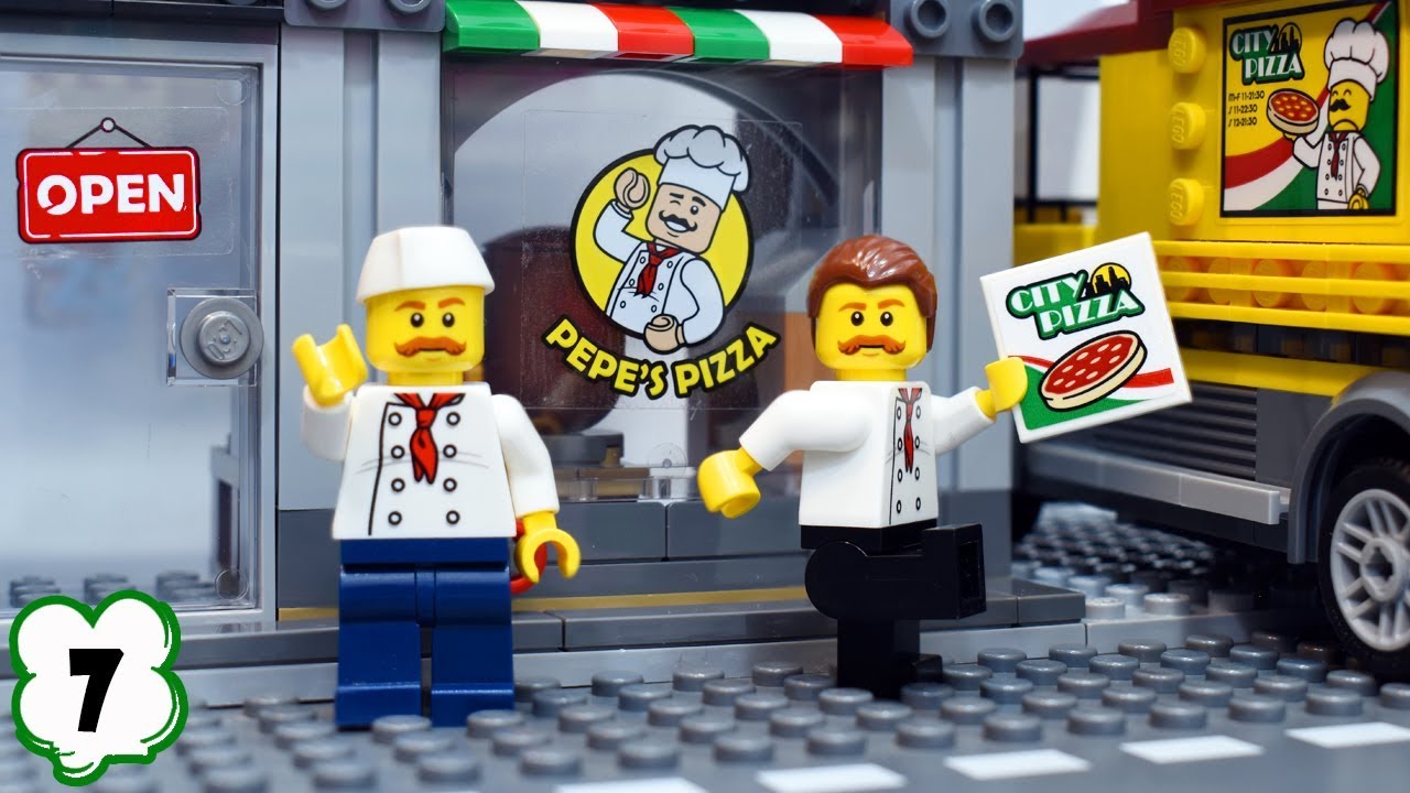 Lego City Pepe's Pizza Restaurant at Bleecker Street | LuckyCleverToys Lego #7