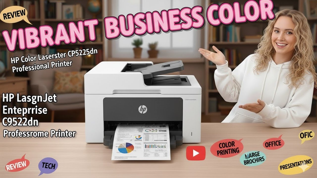HP Color LaserJet CP5225dn Professional Printer Delivers Vibrant Business Color
