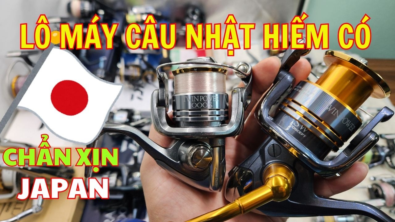 Review L&ocirc; M&aacute;y C&acirc;u Nhật Bản Hiếm Đẹp Ch&iacute;nh H&atilde;ng Đ&aacute;ng Đồng Tiền  Shimano Daiwa #m&aacute;yc&acirc;unhật #m&aacute;yc&acirc;ulure