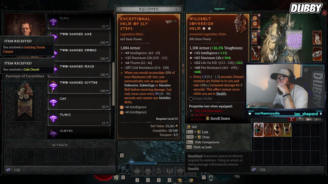 🩵D4 Necro Can we hit max level? Drops On! 🩵