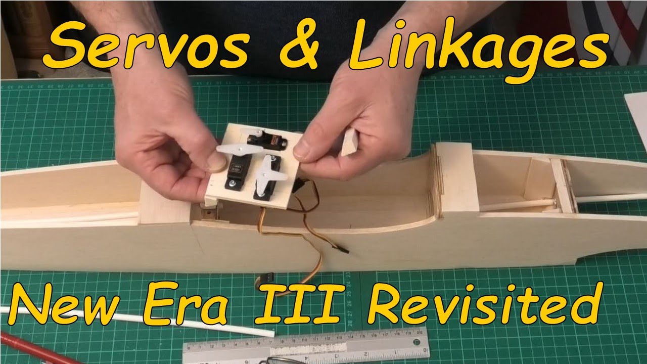 New Era III Revisited: Pt 10 - Fitting Servos & Linkages - a 45