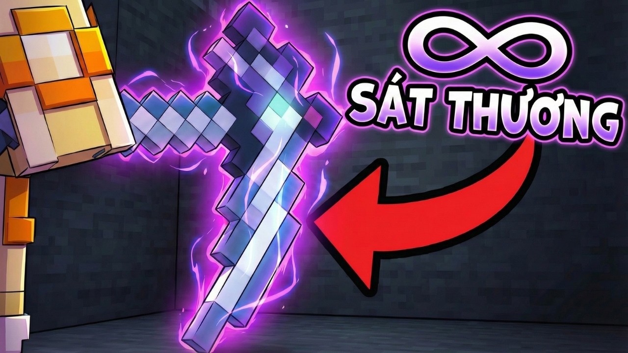 Tóm Tắt Siêu Tốc Tôi Chế Tạo Thần Khí Trong Server Minecraft Trong 18 Phút!