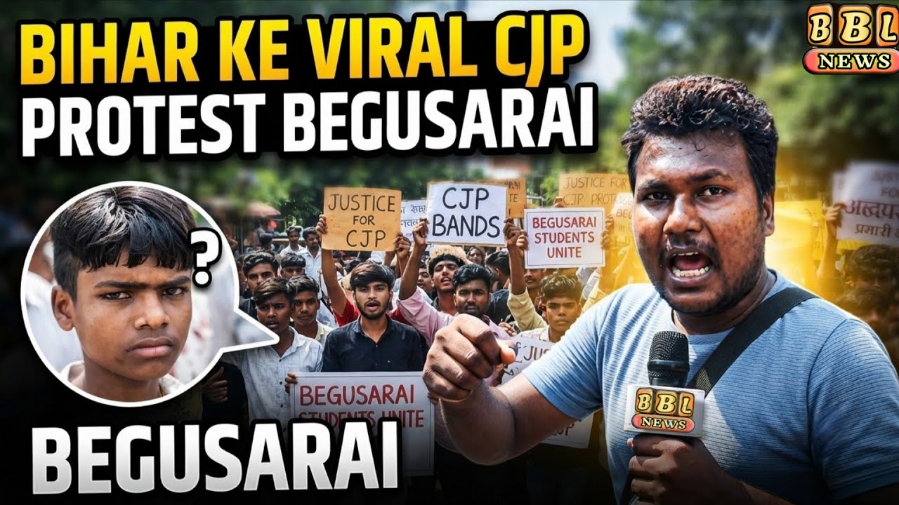 Bihar Student protest || cjp protest Begusarai