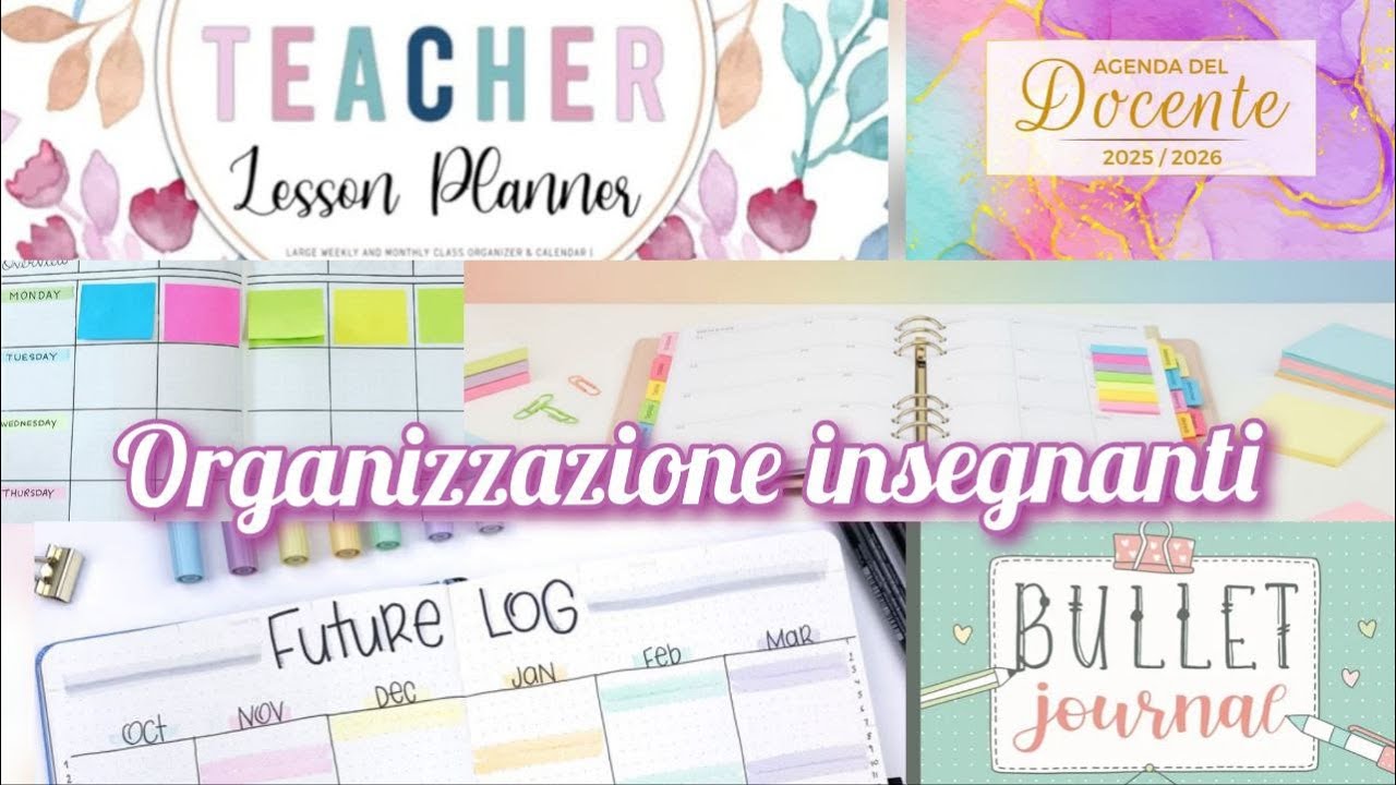 Agenda, Planner o Bullet Journal? - Metodi di organizzazione per insegnanti 👩🏻‍🏫📓🗓️