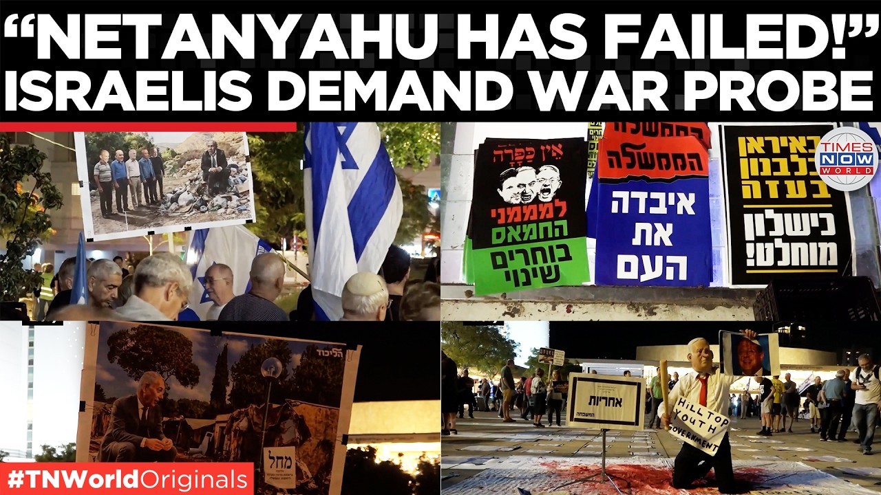 WATCH: Tel Aviv Protesters Demand Netanyahu&rsquo;s Resignation Over Gaza War and October 7 Failures