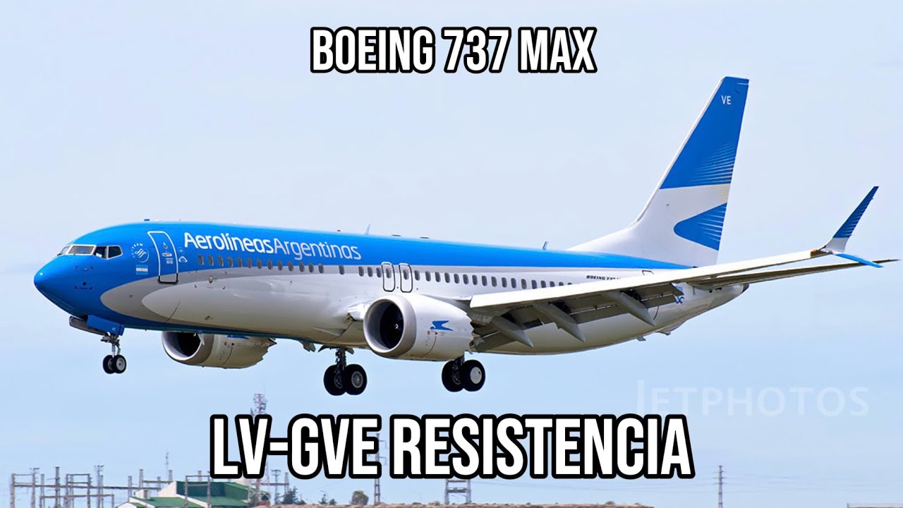 [737 MAX] Spotting al LV-GVE en Resistencia el 12/03/26 +GROUND
