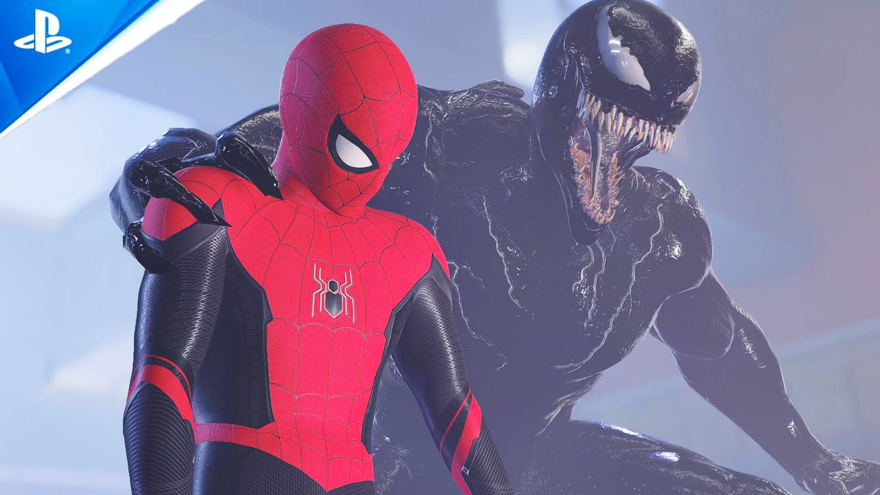 Far From Home Spider-Man Movie Suit Vs Tom Hardy's Venom - Marvel's Spider-Man 2 PC