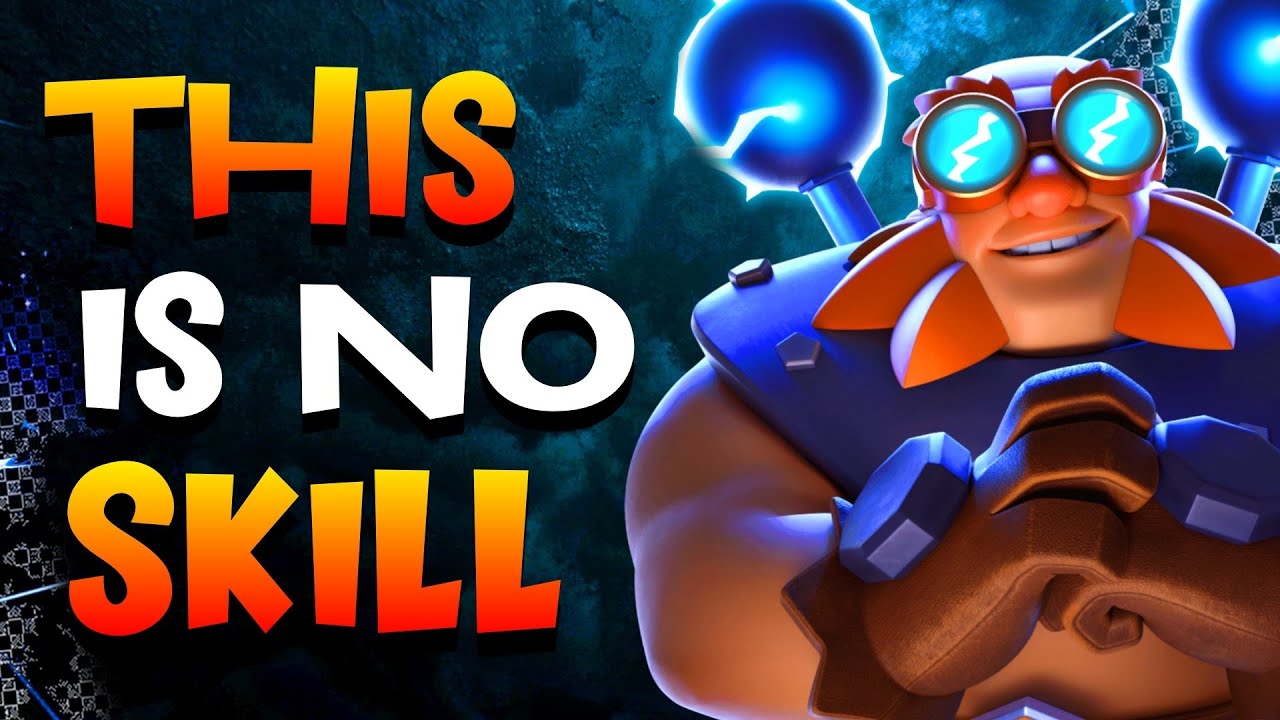 The Most NO SKILL Electro Giant Deck EVER!!