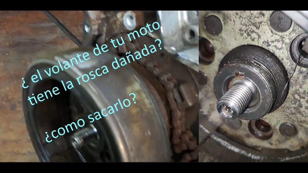 como sacar un volante con larosca dañada / herramienta que no te puede faltar en tu taller