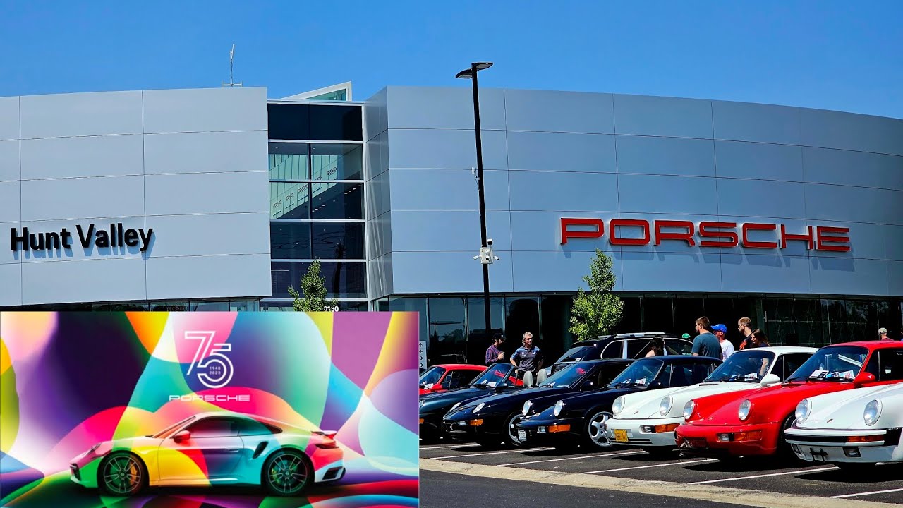 Porsche 75th Anniversary Hosted By Porsche Hunt Valley MD !!!