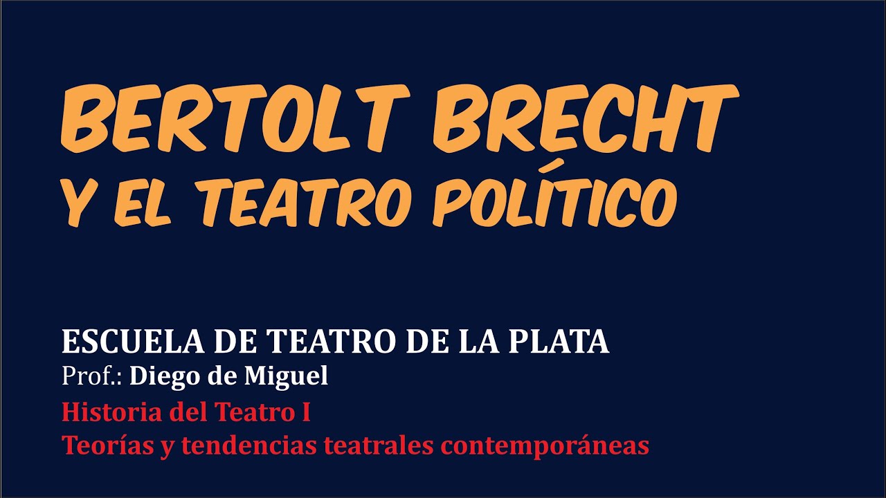 Brecht y el teatro político