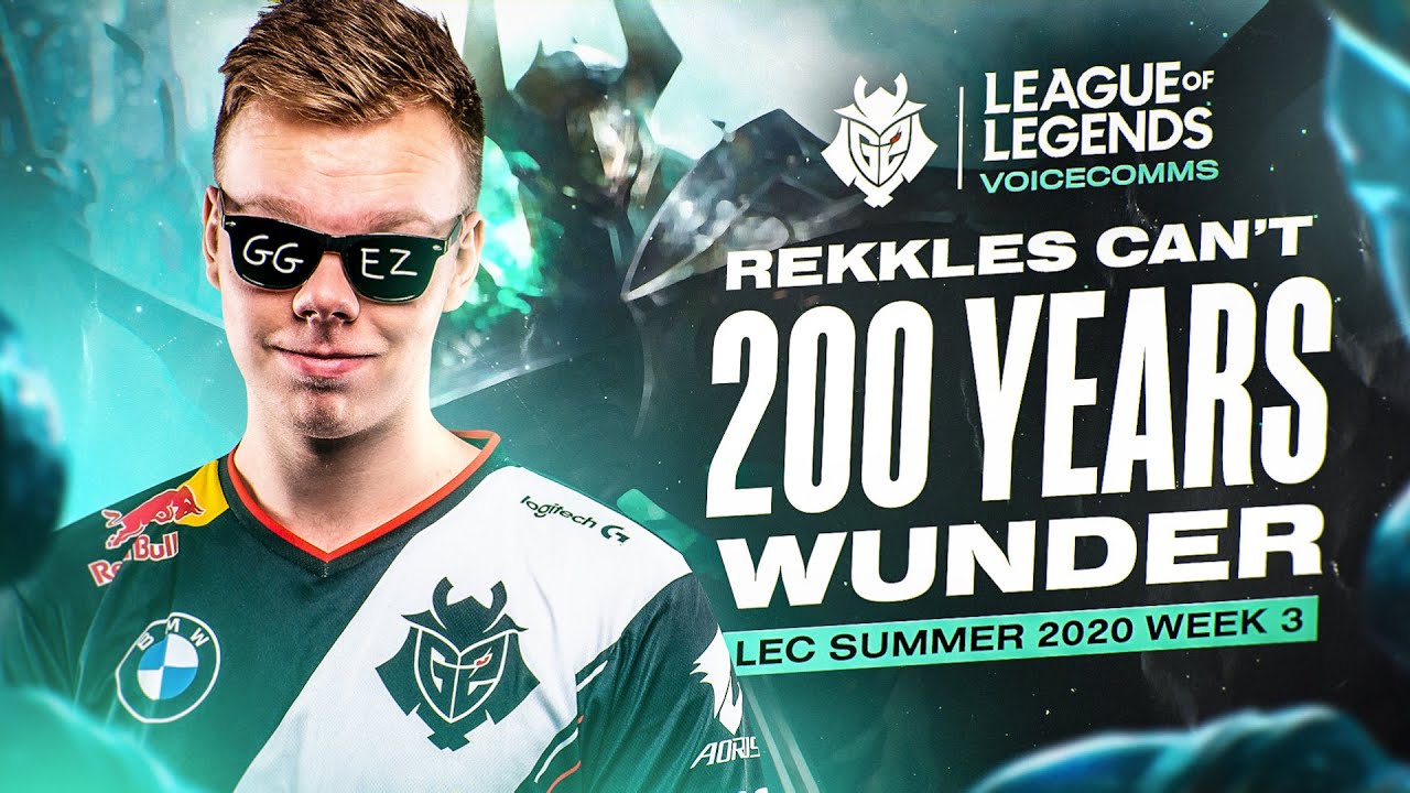 Rekkles не может 200 лет волшебства | Лето 2020, LEC, неделя 3, голосовые коммуникации