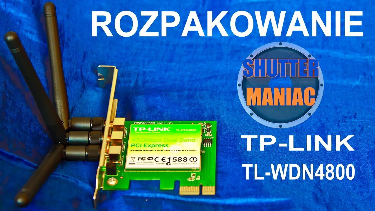 Rozpakowanie - TP-LINK  TL-WDN4800 -karta sieciowa (unboxing)