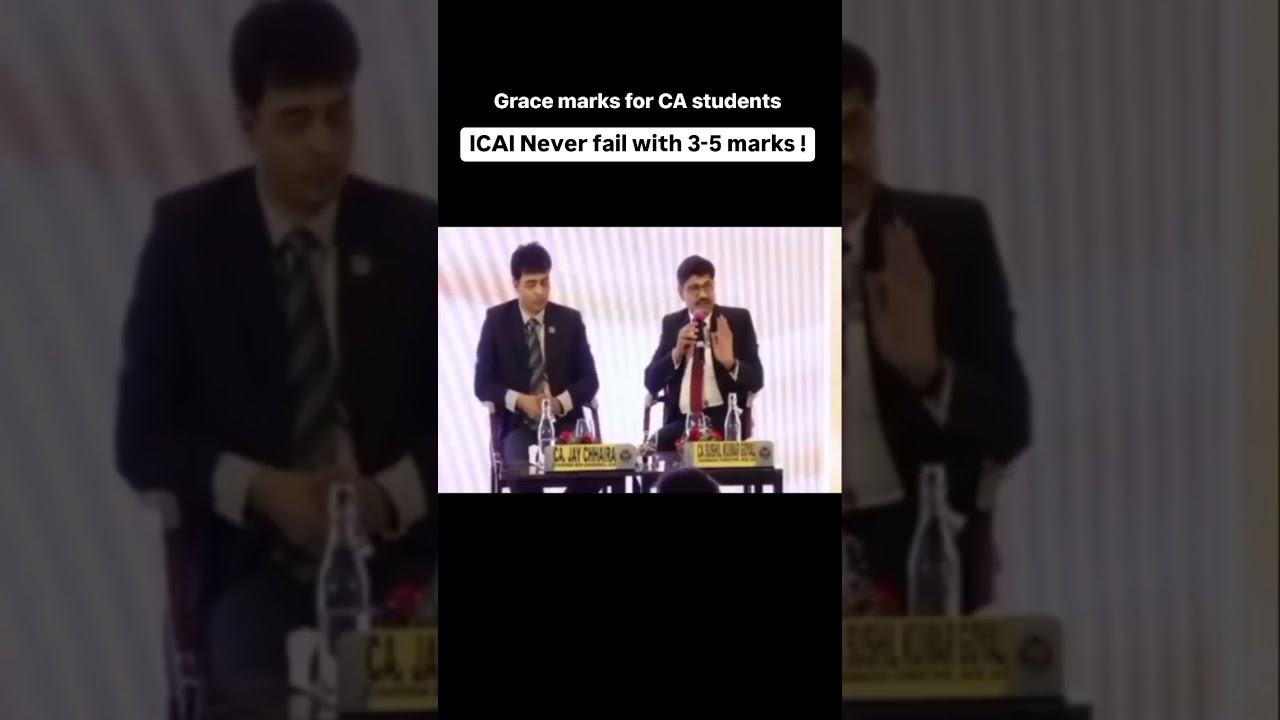 grace marks by icai in may 2025 exam #icai #cafoundation #cainter #cafinal #cainstitute #castudents