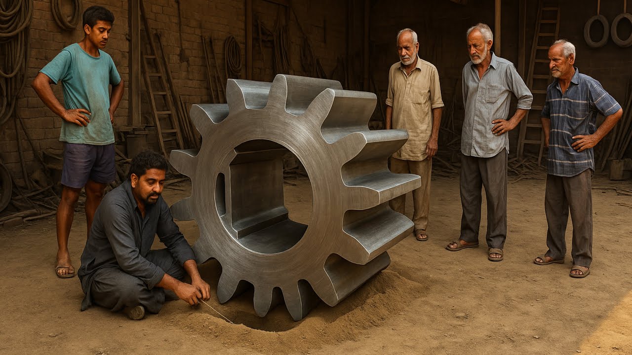 Incredible Manufacture Industrial Gear & Hobbing Process Huge Wheel Gear Making In The Factory