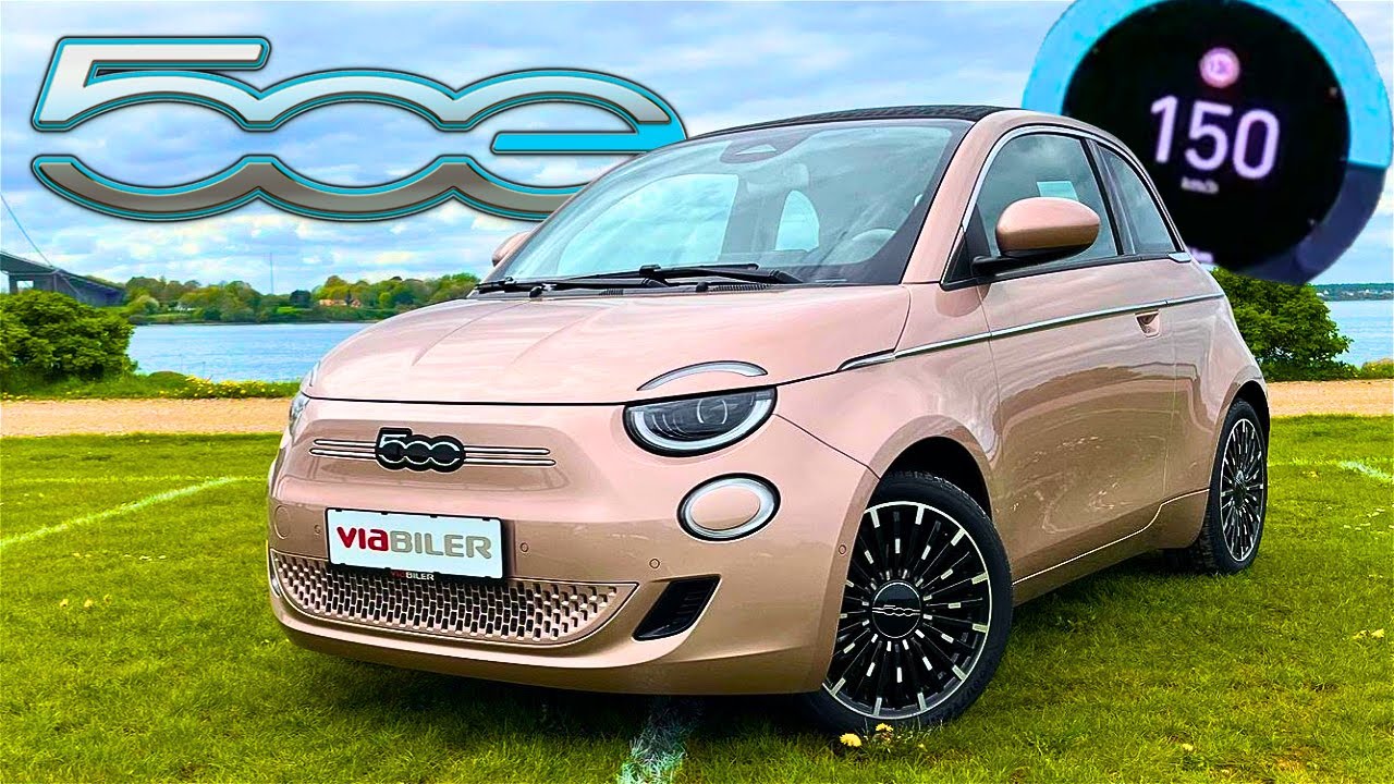 *NEW* 2024 Fiat 500e Cabrio | 42 kWh 118 HP | POV TEST & TOP SPEED