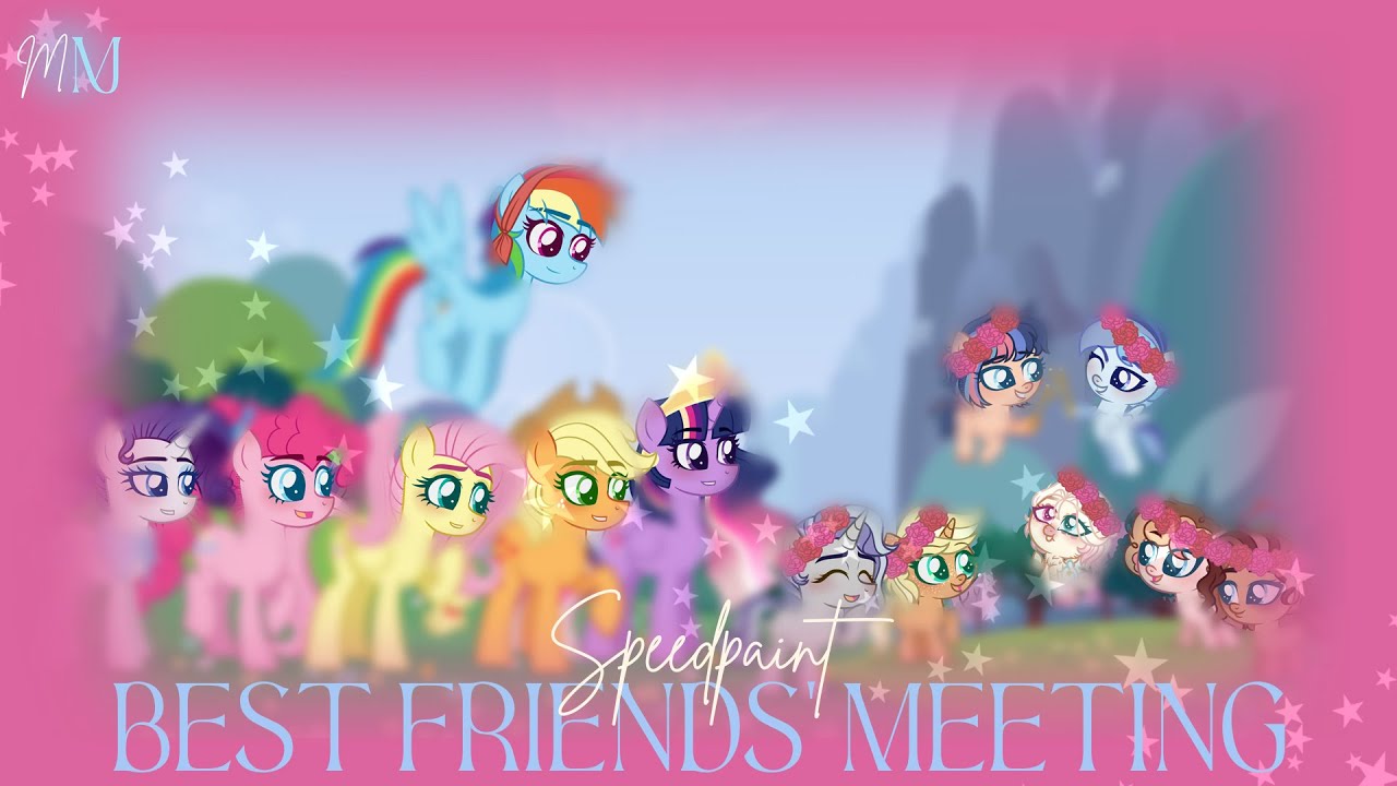 [MLP Next Gen] Speedpaint | Best friends' meeting | AureaVerse S0 | Miss Malachite💙