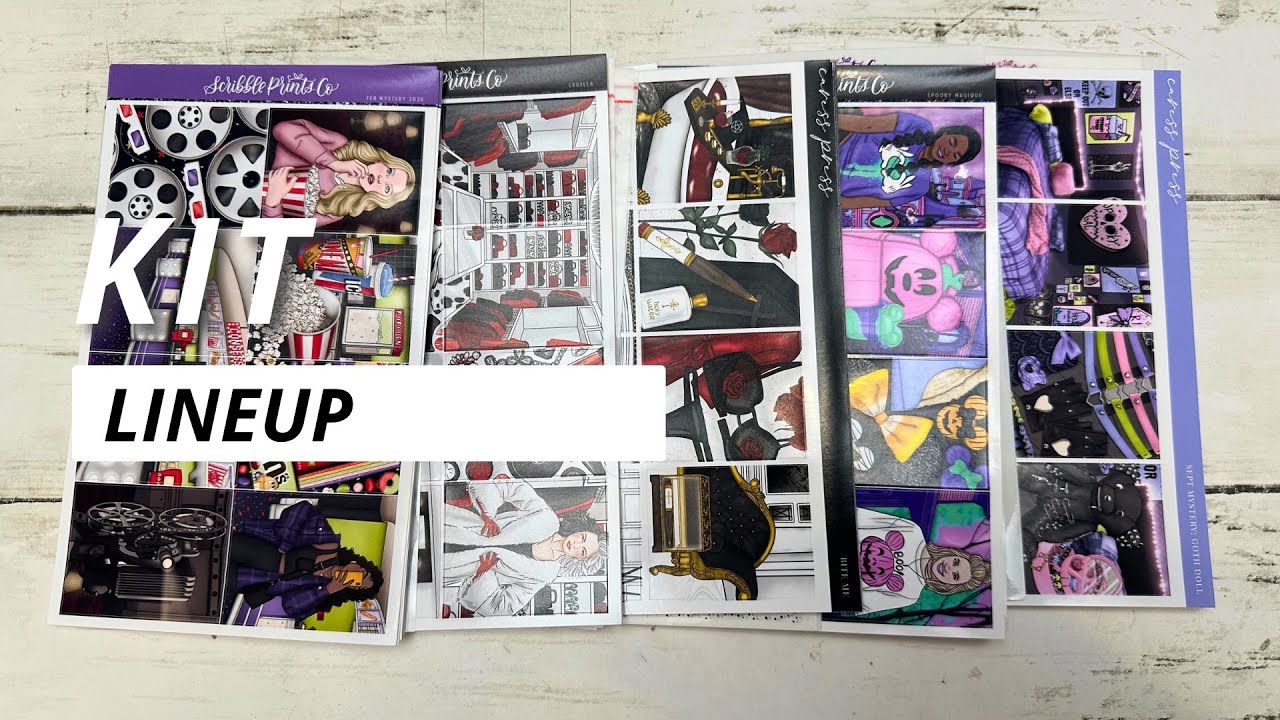 October 2024 Kit Line Up // ScribblePrintsCo + CaressPress