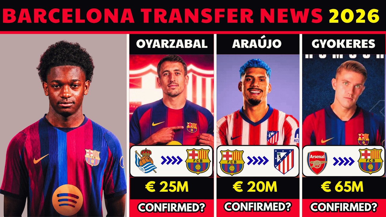 🚨 Latest Barcelona Transfer News Summer 2026 🔥 | Bisiwu, Gyokeres, Ara&uacute;jo & More