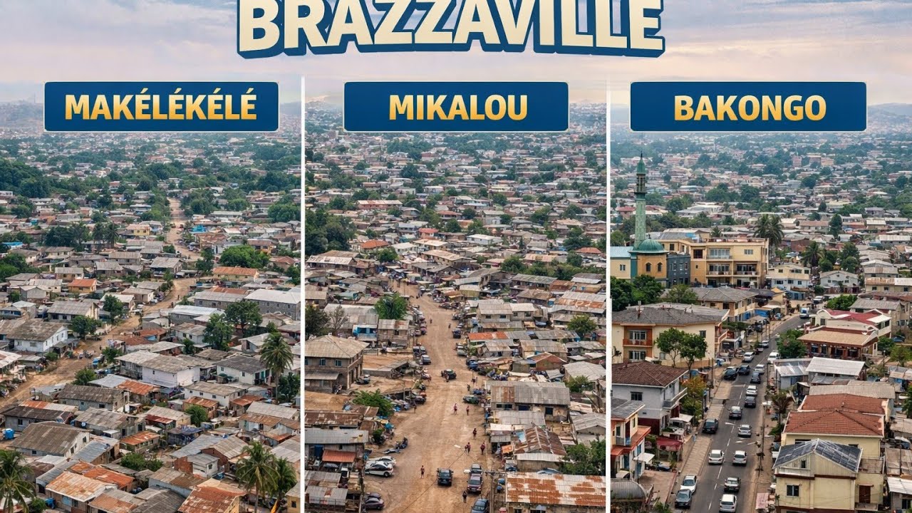 BRAZZAVILLE les quartiers populaires / makelekele / mikalou / bakongo / vlog