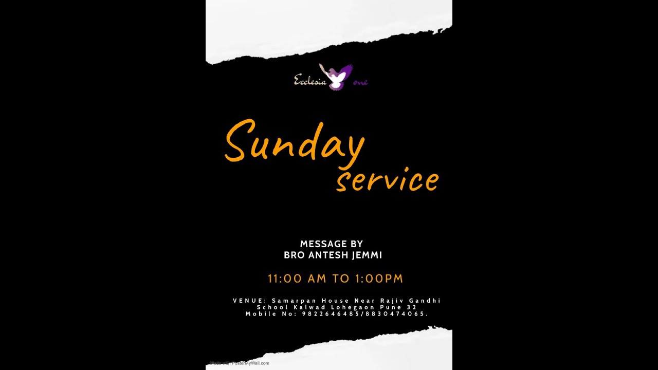 Sunday Service | Bro Antesh Jemmi