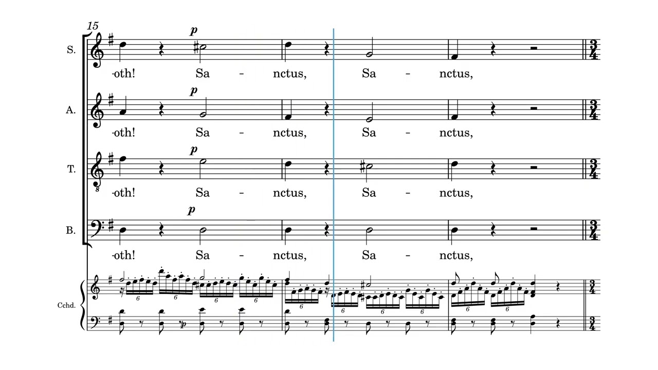 Haydn - Missa Sancti Nicolai - Sanctus - Bass