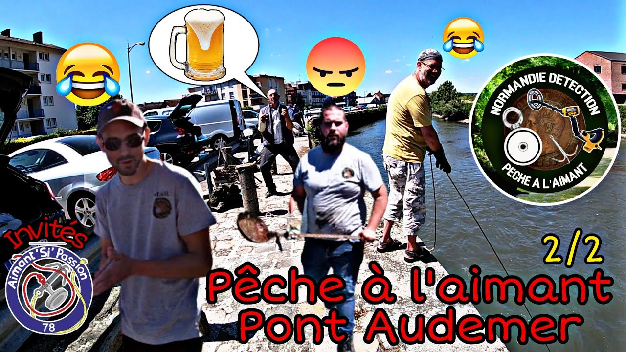 Pêche à l'aimant Pont Audemer - Grosse dépollution 2020 [Part.2] DMD Pro