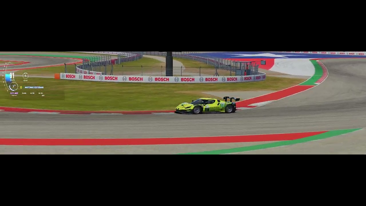 Le Mans Ultimate - LMGT3 Ferrari 296 - COTA - Tejas