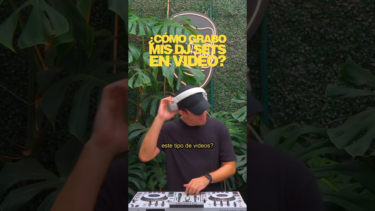 As&iacute; es como grabo mis DJ sets en video #dj #mix #tip #djset #filmaking