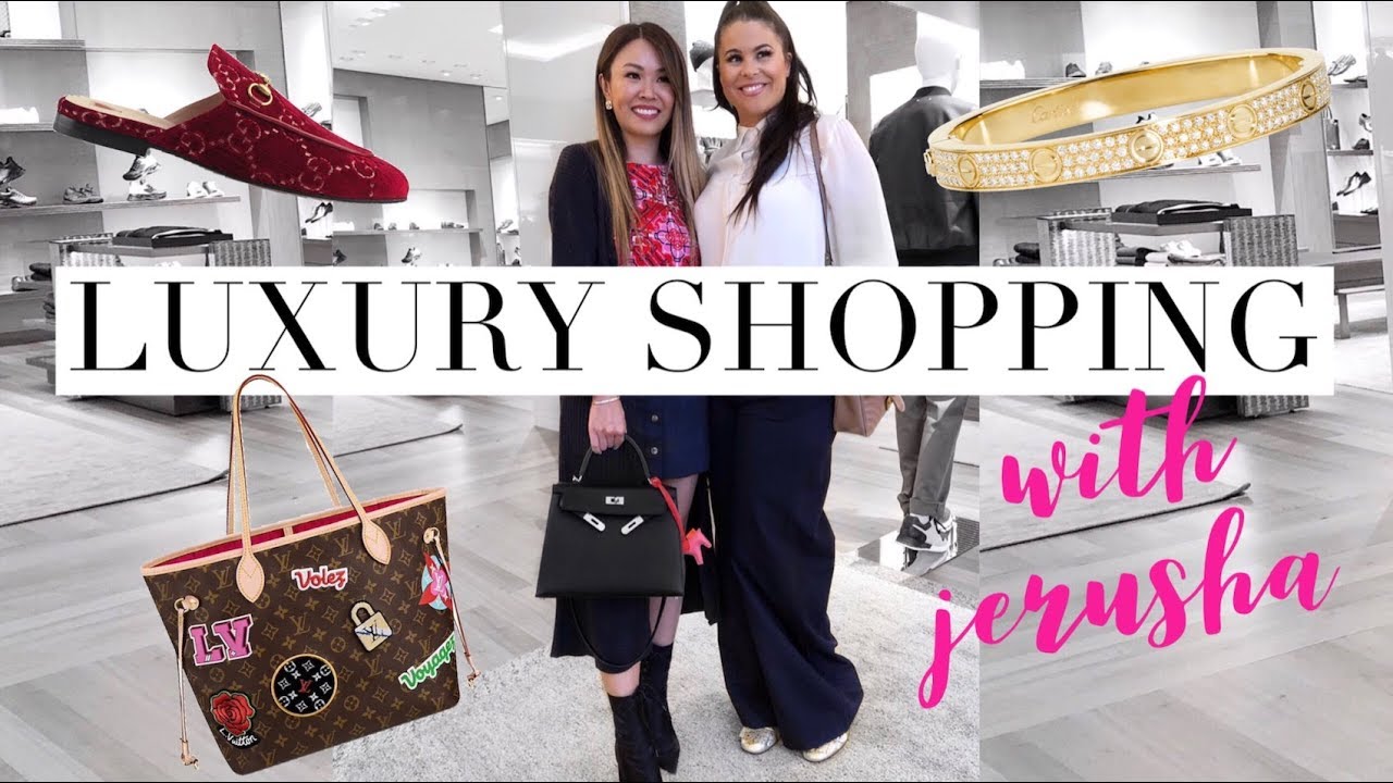 COME LUXURY SHOPPING WITH ME & JERUSHA COUTURE | LV, Gucci, Cartier, Chanel - SHOPPING VLOG