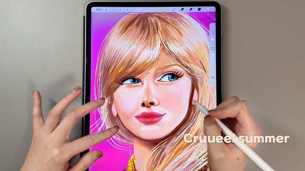 Taylor swift ipad drawing/ procreate