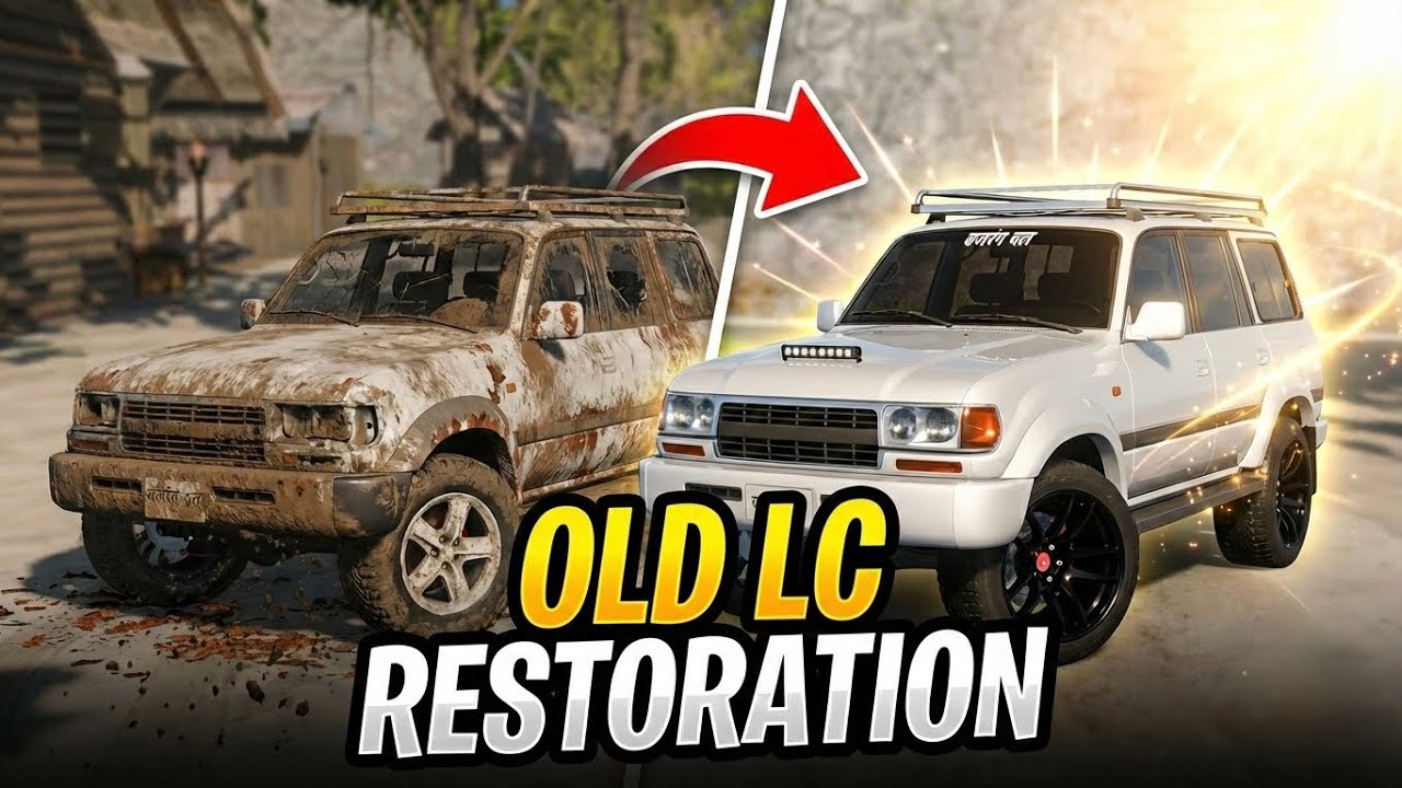 Fixing a Destroyed Toyota Land Cruiser! 🛠️✨