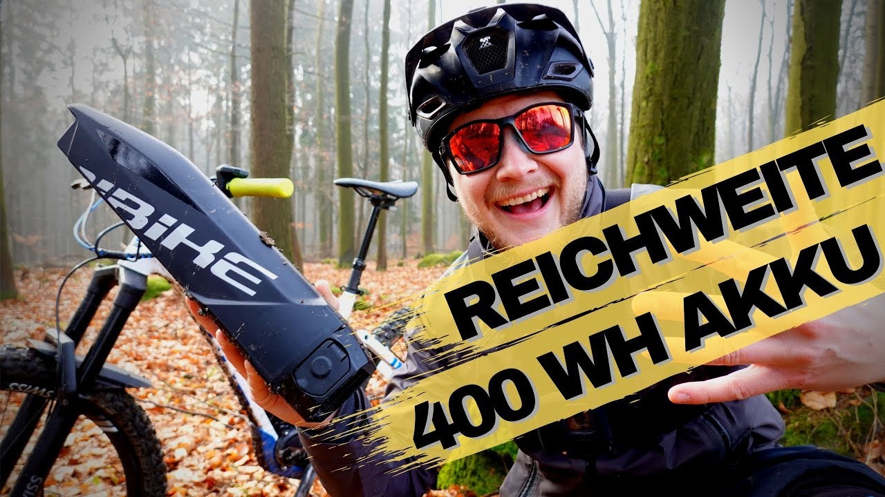 EBIKE REICHWEITE TEST - YAMAHA 400 WH AKKU
