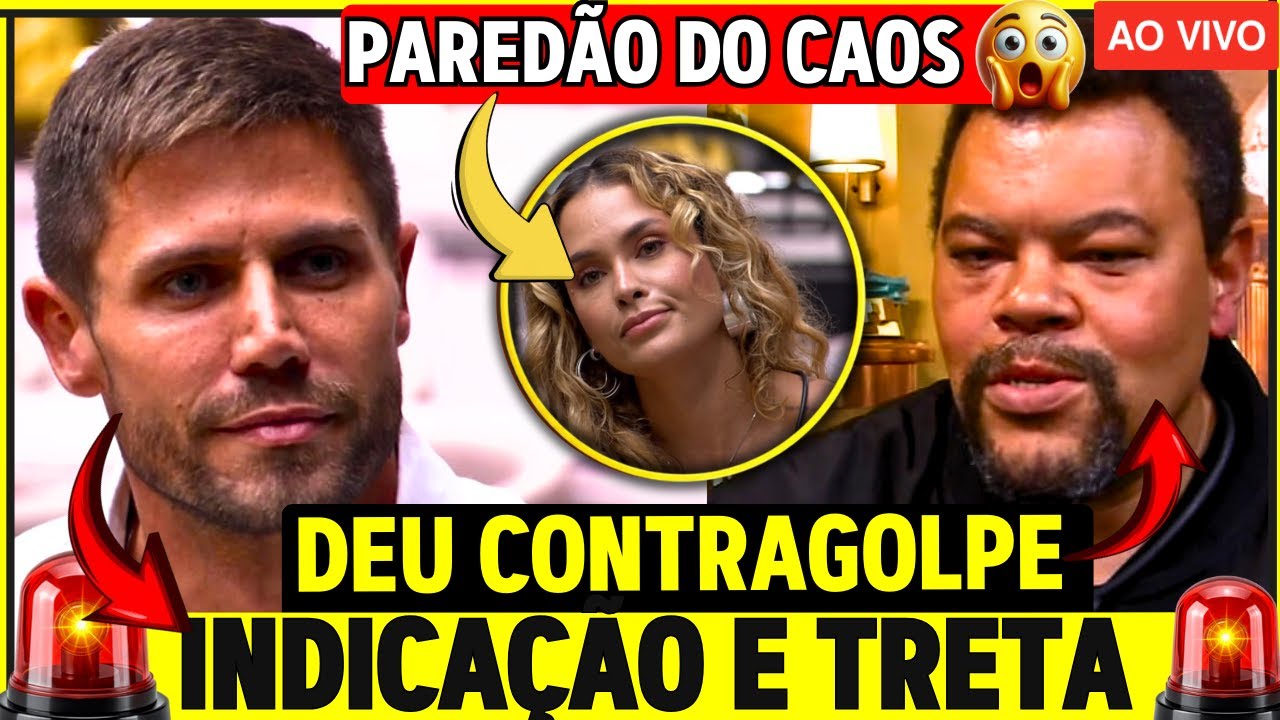 🔥 BBB26: FORMAÇÃO DE PAREDÃO AO VIVO COM INDICAÇÃO DO LÍDER, CONTRGOLPE E PROVA BATE E VOLTA