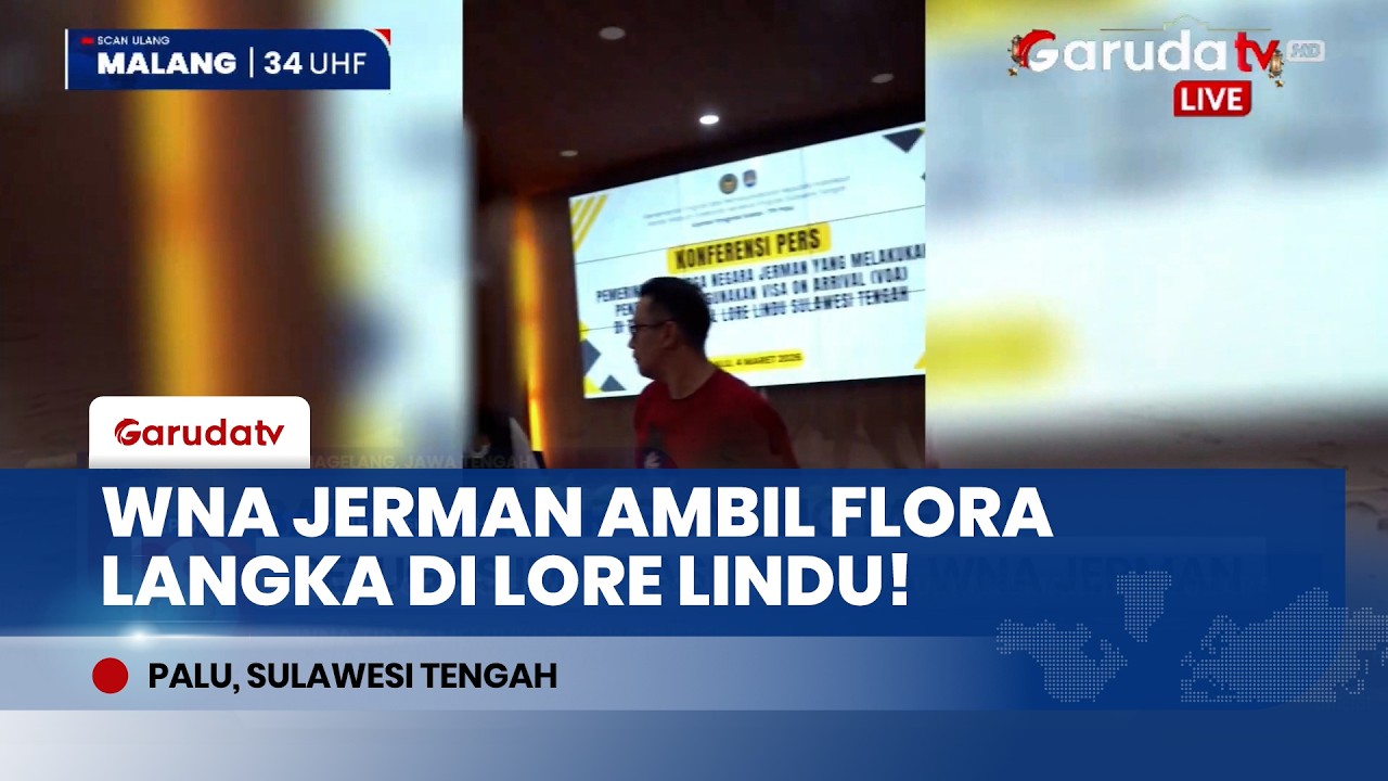 WNA Jerman Diamankan Imigrasi Palu, Diduga Curi Flora Langka di Lore Lindu!