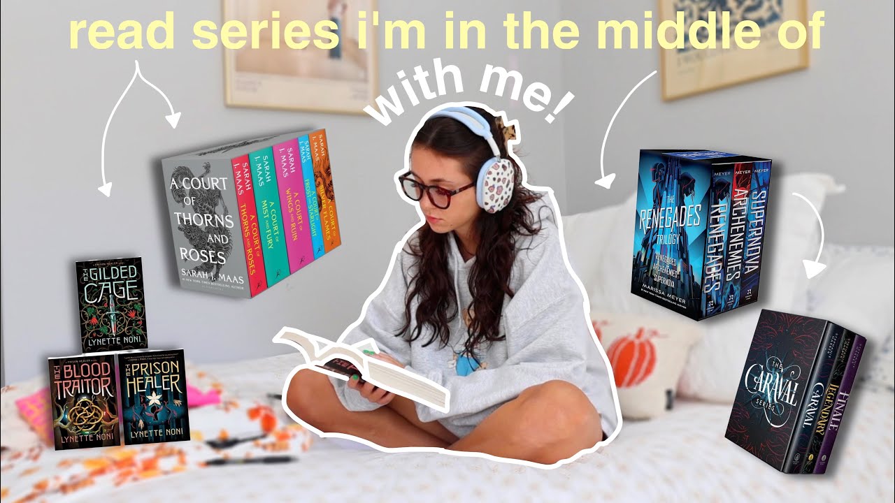 continuing series i'm in the middle of! | spoiler free reading vlog