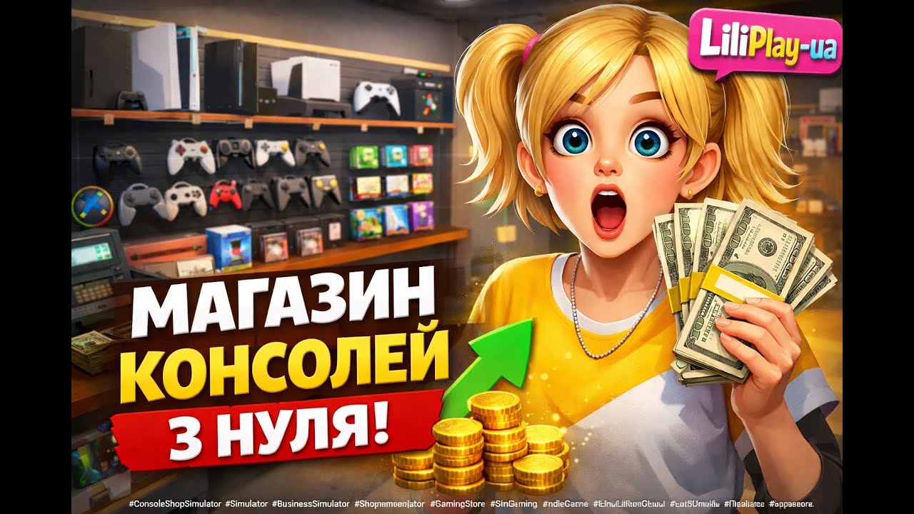 🎮 Console Shop Simulator — відкриваємо магазин ігрових консолей!