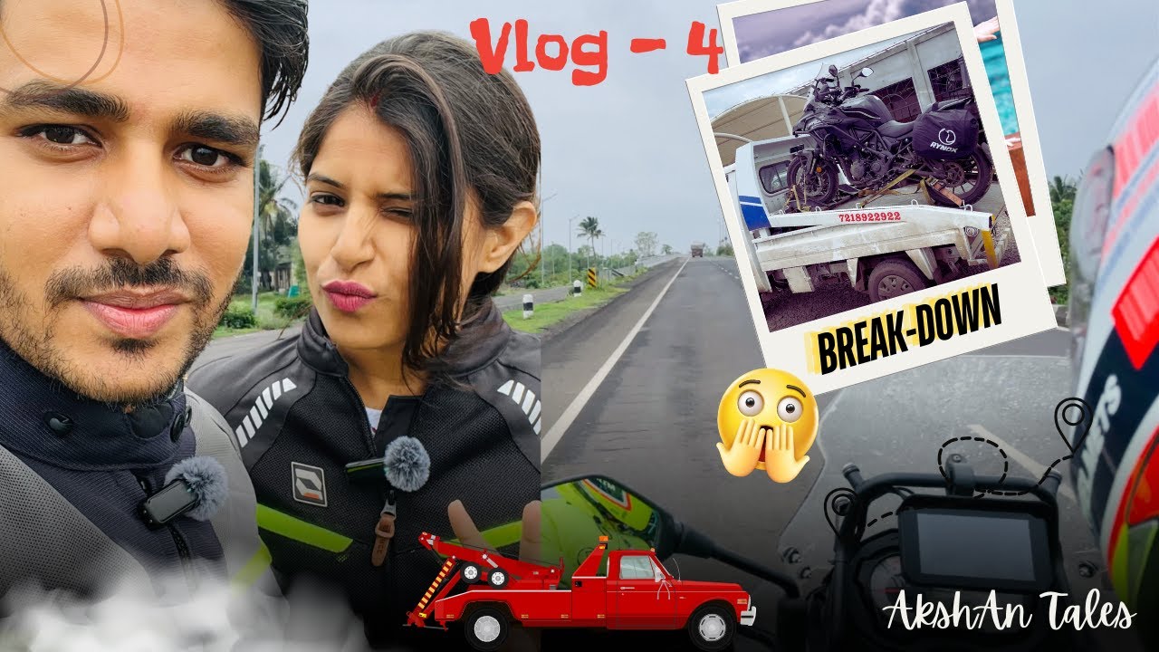 Pune Trip | Day 1 | Breakdown TRK 502 | Adventure on Benelli TRK 502