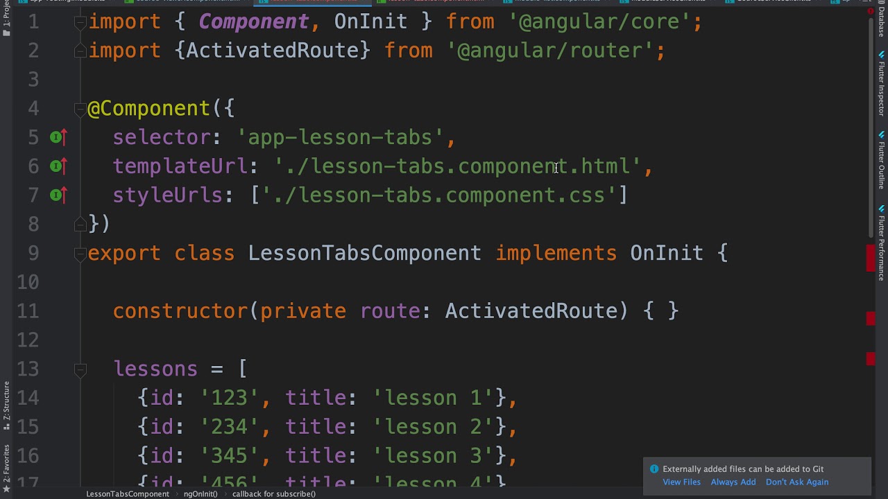 Parsing URL parameters in Angular cs5610o sp20 10305