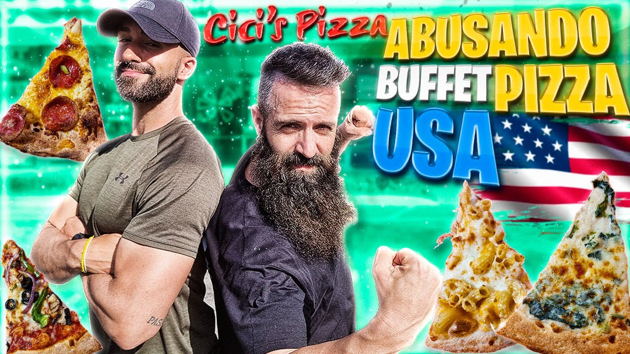 ABUSANDO DEL BUFFET DE PIZZA MÁS BARATO DE ESTADOS UNIDOS: CICI'S PIZZA