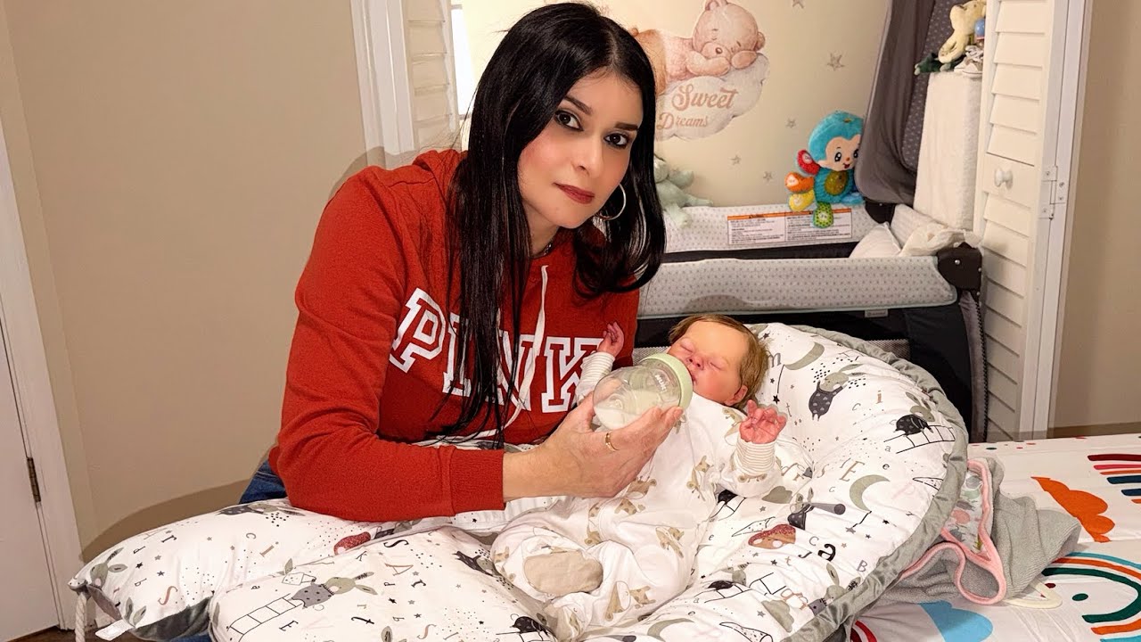 RUTINA REALISTA DE NOCHE CON MI NUEVO BEB&Eacute; REBORN VARONCITO(SIENDO MAM&Aacute; DE UN RECI&Eacute;N NACIDO)