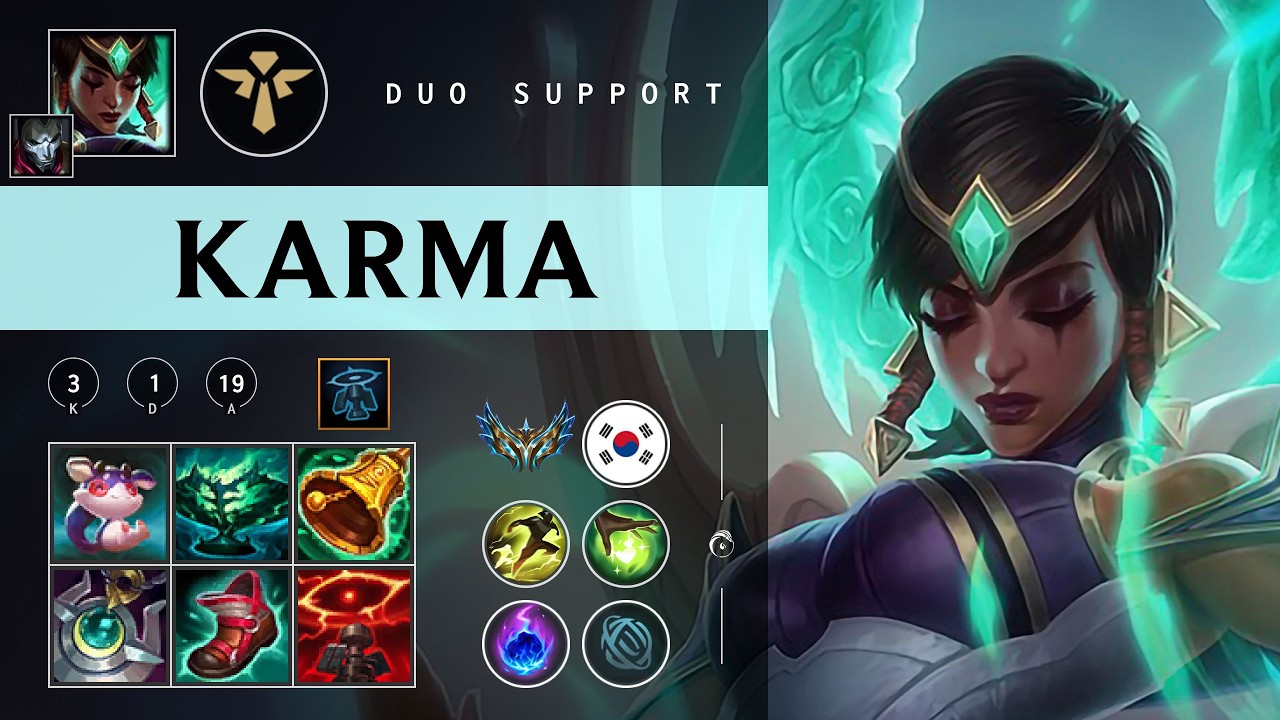 Karma Support vs Nautilus - KR Challenger Patch 26.05