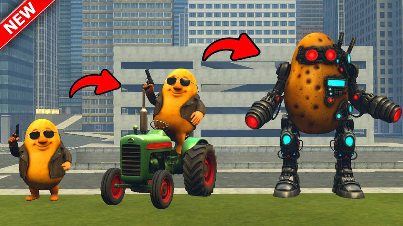 New Evolution Of BULBATRONIX 3000 Family Italian Brainrot Meme In Garry's Mod
