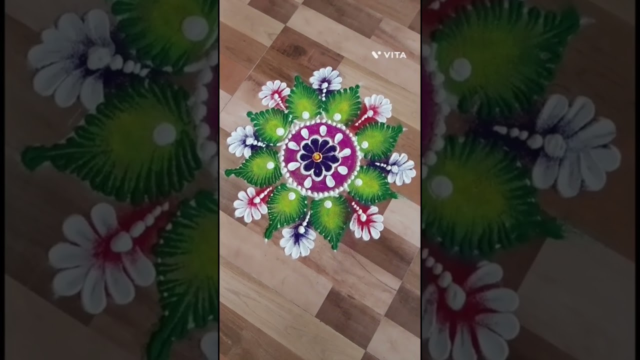 दोन रांगोळी 