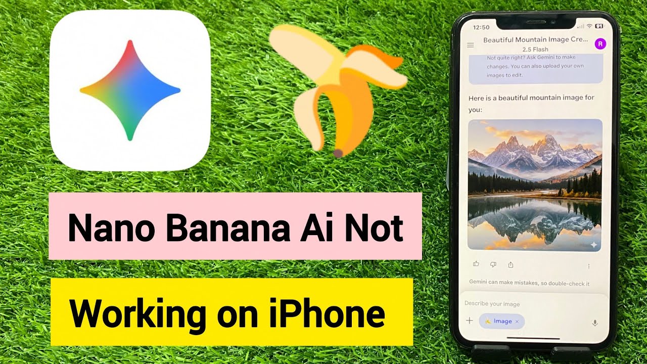 Как исправить ошибку Nano Bana, не работающую на iPhone | Проблема с созданием фотографий в прило...