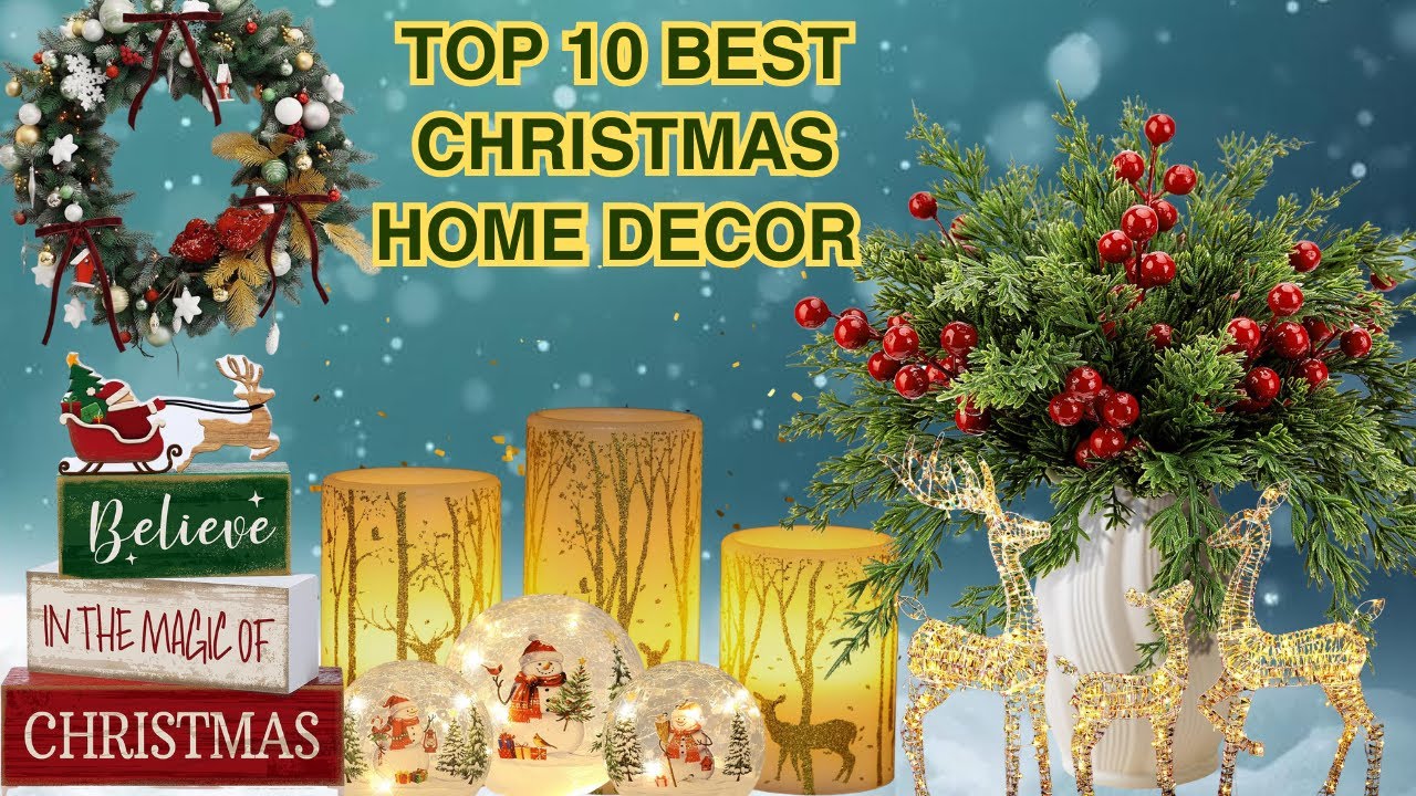 Top 10 Best Christmas Home Decor on Amazon 2025 | Ultimate Holiday Decorating Guide