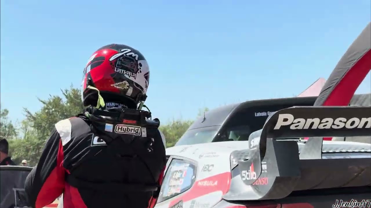 RALLY1 CARS TEARING UP Goodwood festival of speed Rally stage 