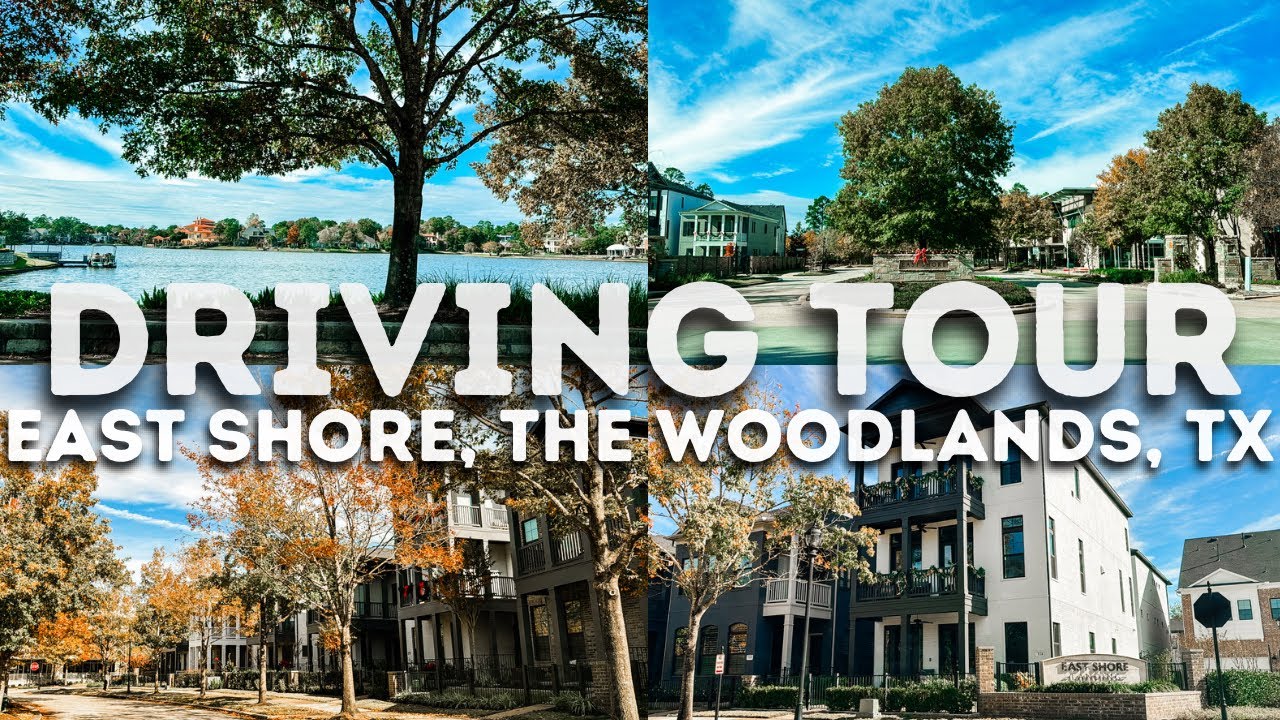 📍East Shore, The Woodlands, TX - Fall/Winter 2023 | Driving Tour