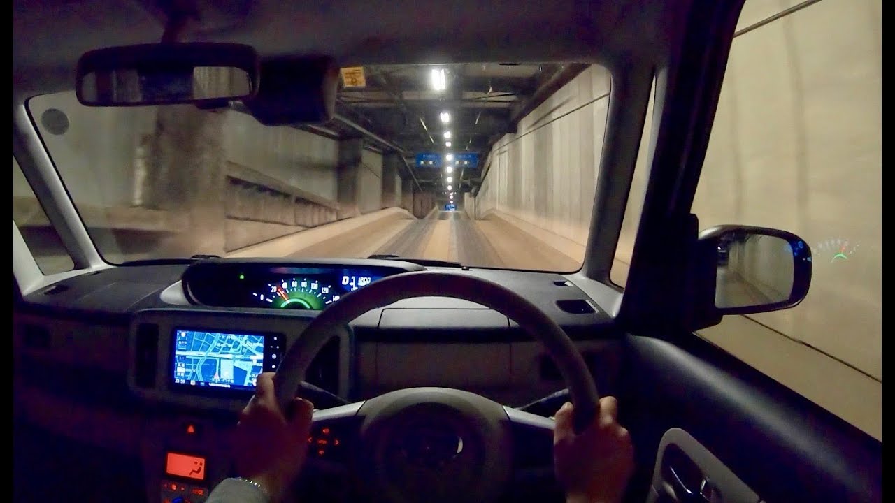 【Test Drive】2019 DAIHATSU MOVECANBUS 660cc 4WD - POV Night Drive