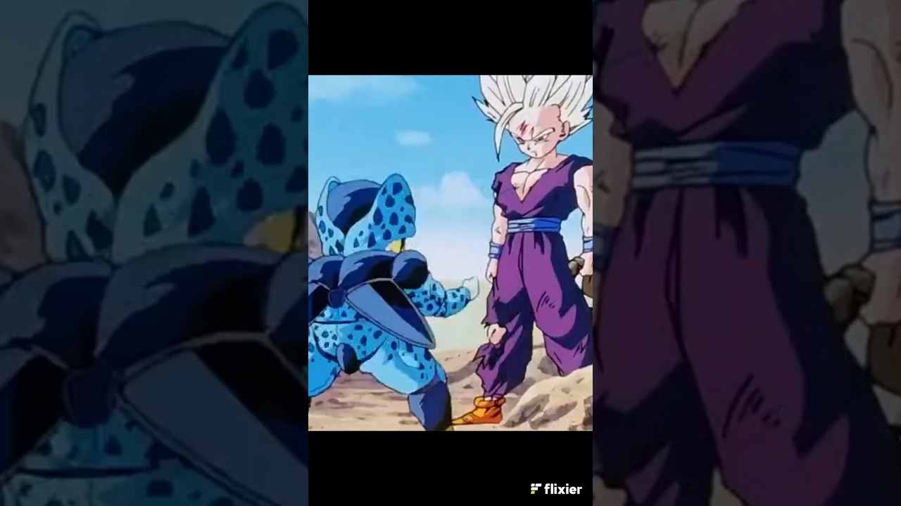 Gohan acaba con los Cell Juniors #dragonball #dragonballz